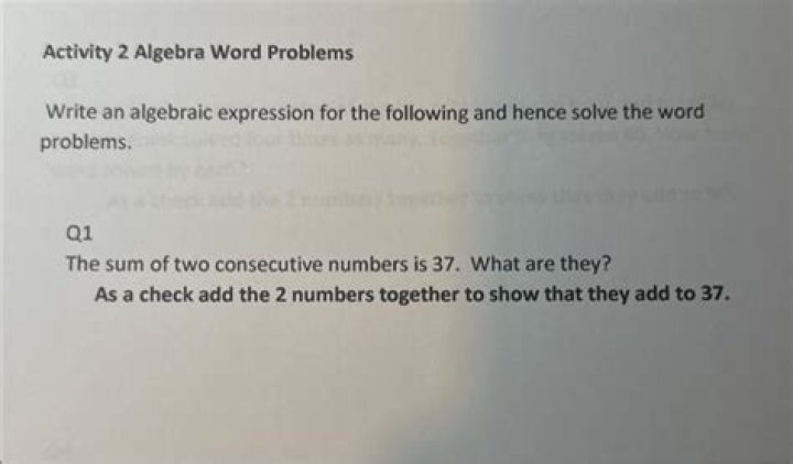 the sum of two consecutive numbers is 37. what are they? *