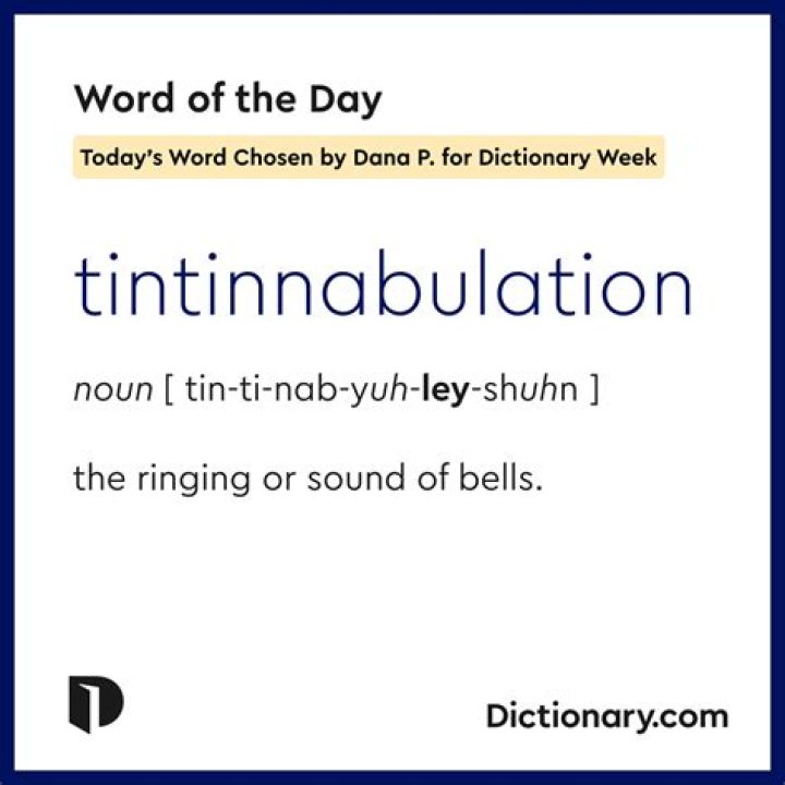 to what does the word tintinnabulation pertain