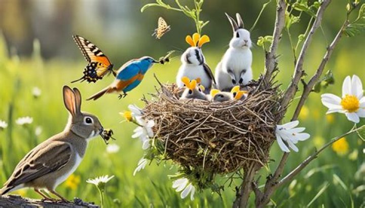 what animals come out in spring