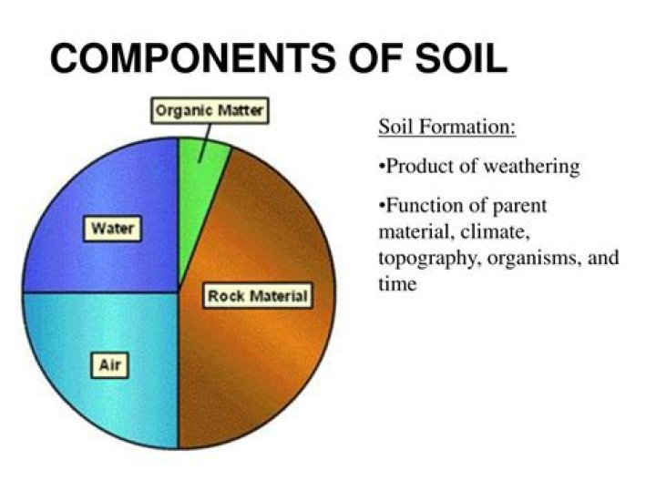 what are the 4 components of soil