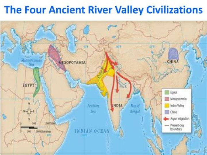 what are the 4 early river valley civilizations