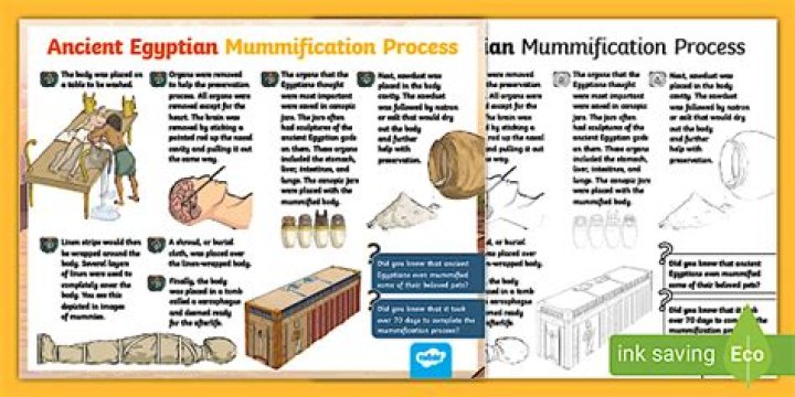 what are the 7 steps of mummification