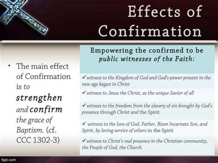 what are the effects of confirmation