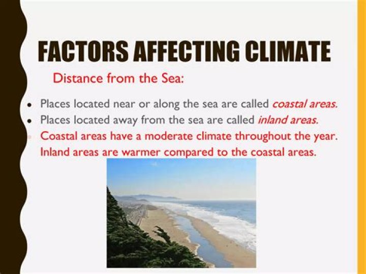 what are the two main factors that determine climate