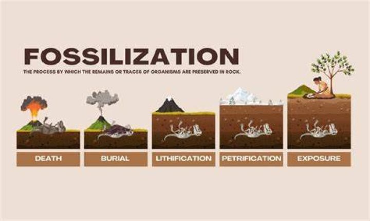 what are three types of fossilization