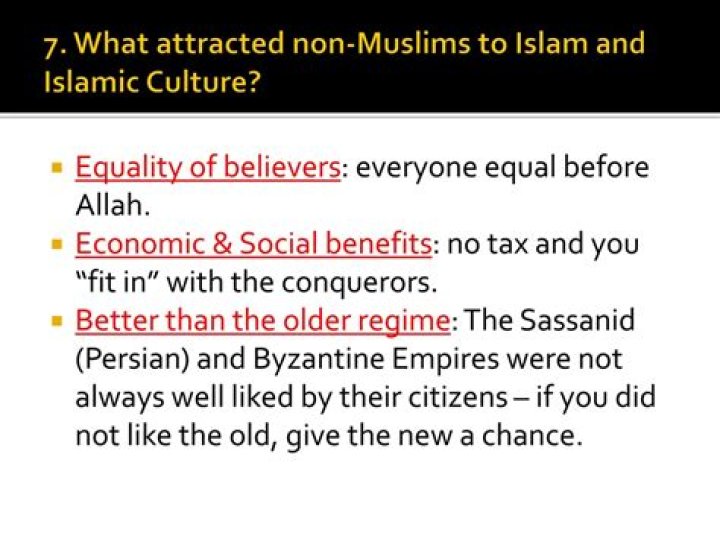 what attracted non muslims to islam and islamic culture