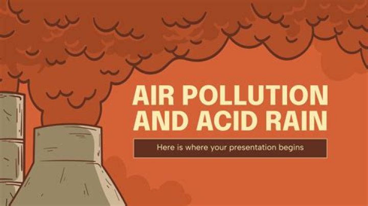 what causes smog and acid rain
