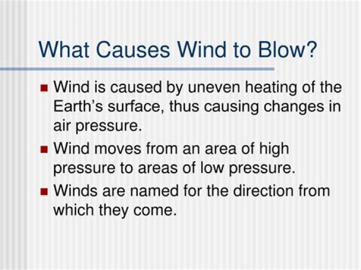 what causes wind to blow?