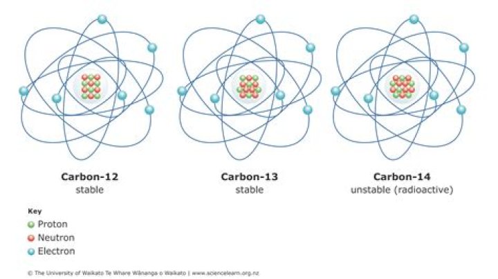 what conclusions can be drawn about the existence of carbon-12, carbon-13, and carbon-14?