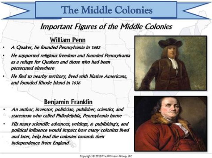 what conditions in the middle colonies favored farming