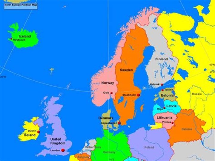 what countries are in northwestern europe