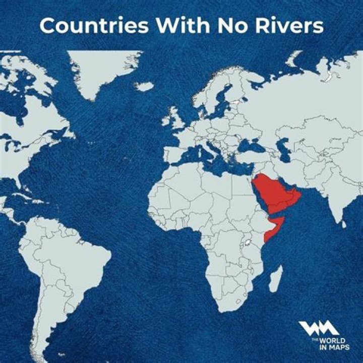 what country has no rivers