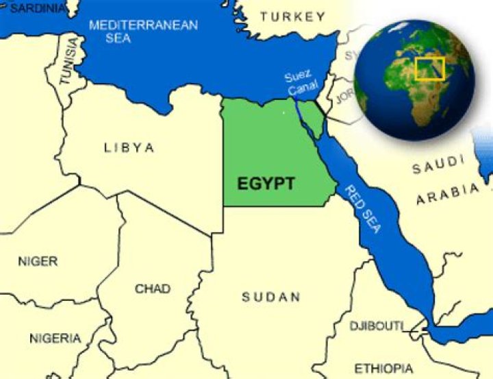 what country is next to egypt