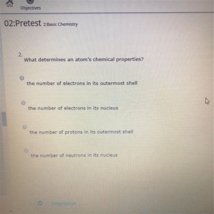 what determines an atoms chemical properties
