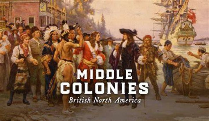 what did the middle colonies import from england
