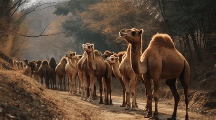 what do you call a group of camels