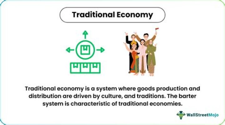 what does a traditional economy produce
