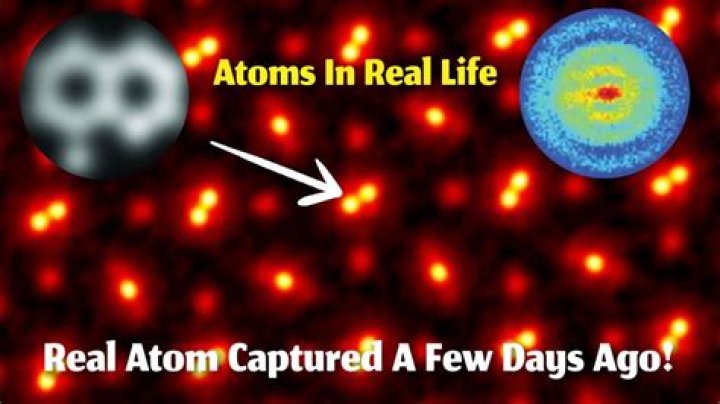 what does an atom look like in real life