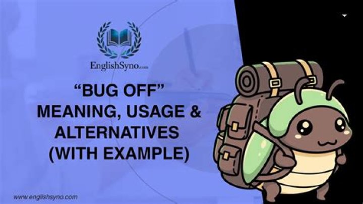 what does bug off mean