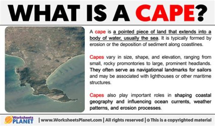 What Does Cape Mean In Geography?