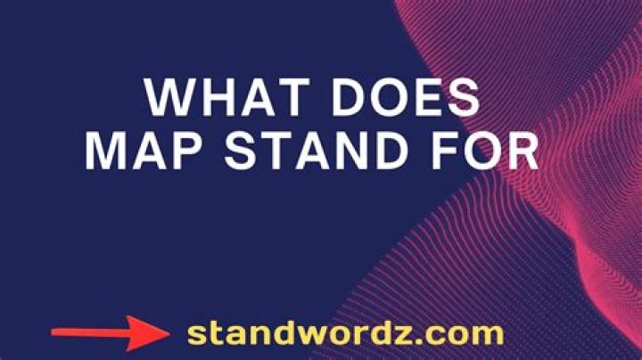 what does map stand for