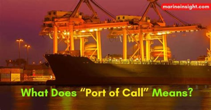 what does port of call mean