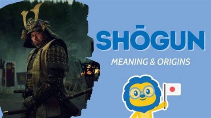 what does shogun mean in english
