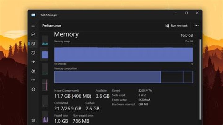 what does the leaf mean in task manager
