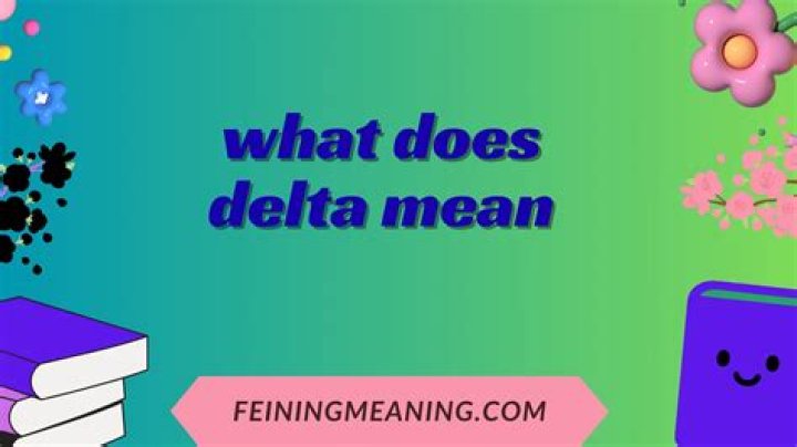 what does the name delta mean