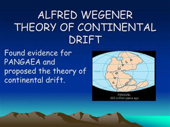 what evidence did alfred wegener have for continental drift