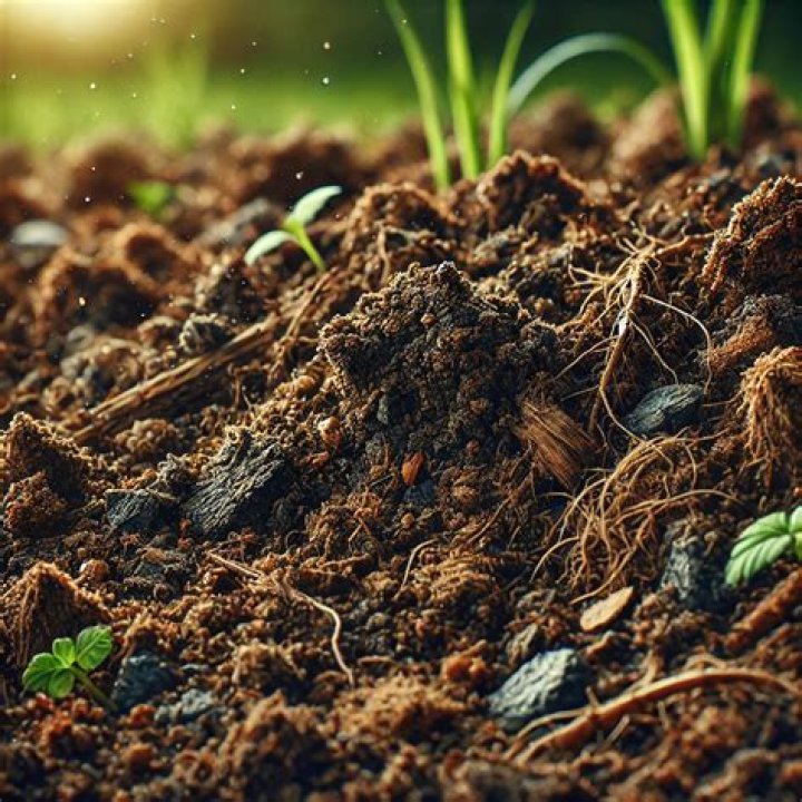 what forms the organic portion of soil