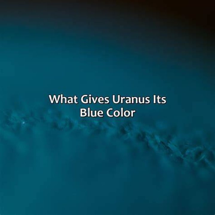what gas causes uranus blue color