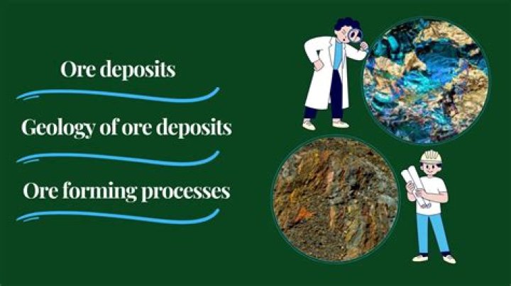 what geologic processes helped to form gold ore oil and aquifers
