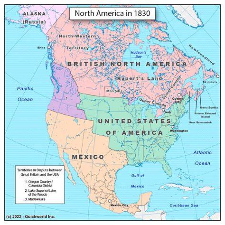 what happened in the 1820s