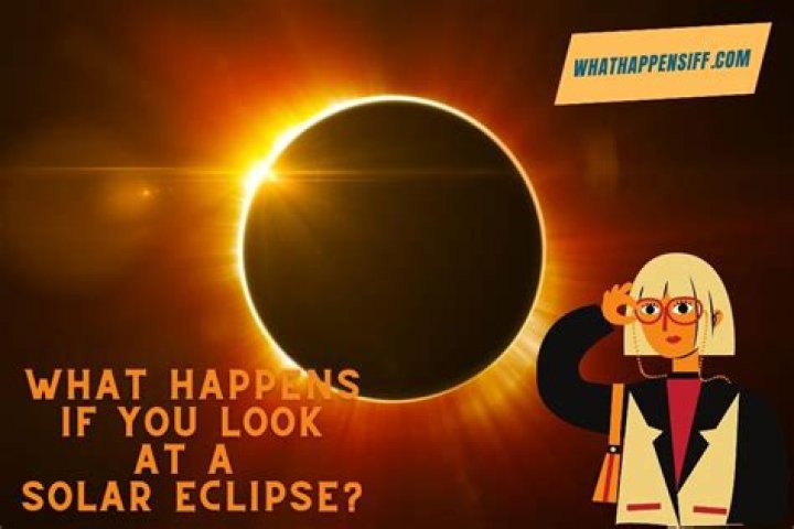 what happens if i look at the solar eclipse