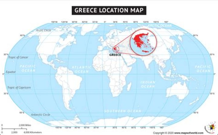 what hemisphere is greece in