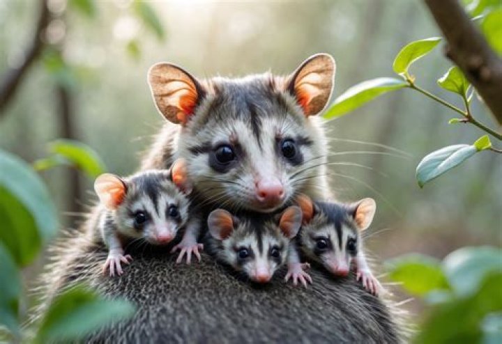 what is a baby opossum called