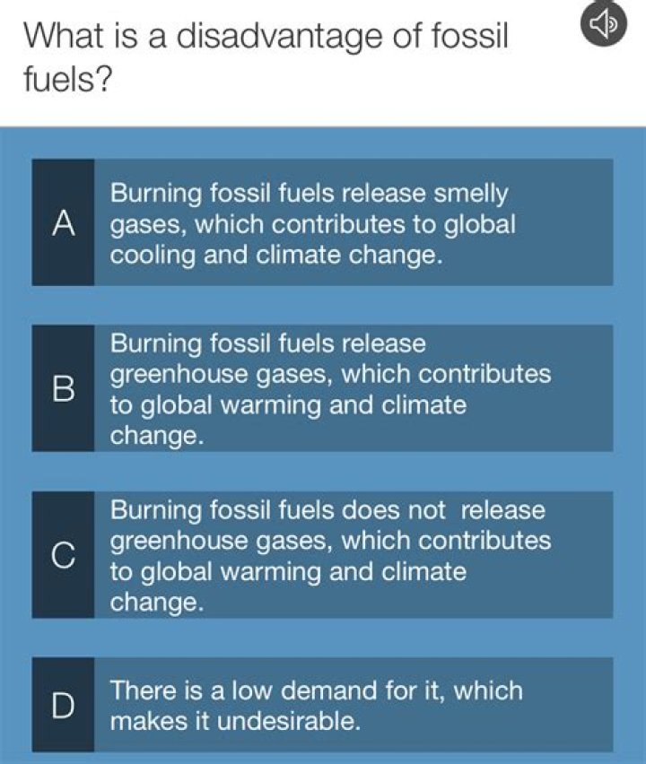 what is a disadvantage of fossil fuels