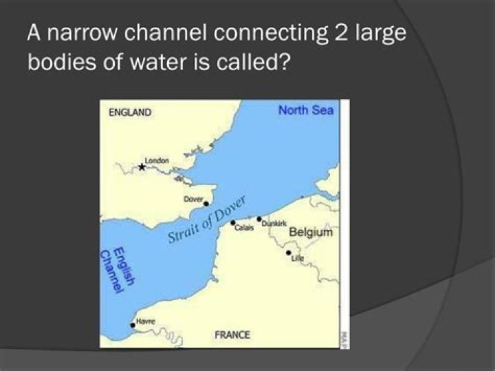 What Is A Narrow Channel Connecting Two Bodies Of Water Called?