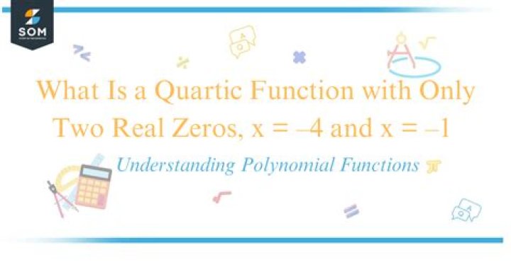 what is a quartic function with only the two real zeros given x=5 and x=1
