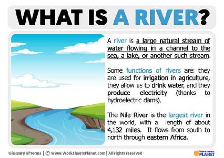 what is a river for kids