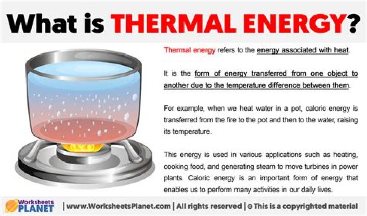 what is an example of a source of thermal energy