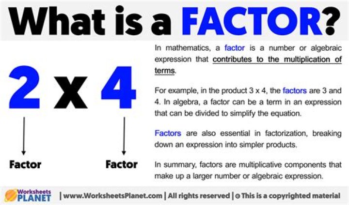 what is one factor of 4