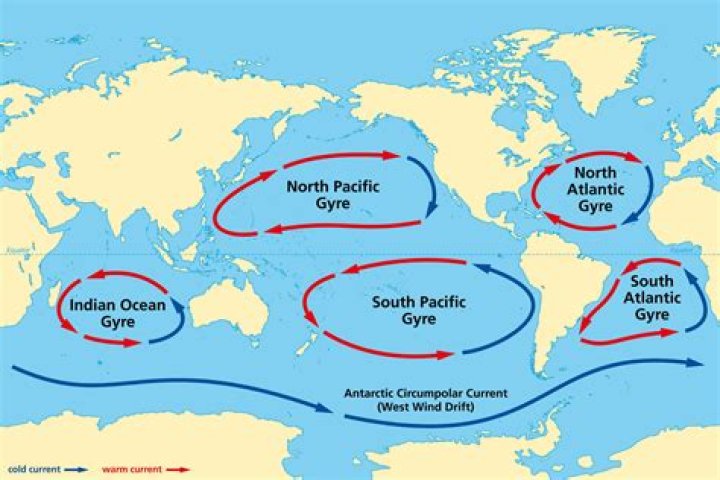 what is one impact of gyres on coastal climates?