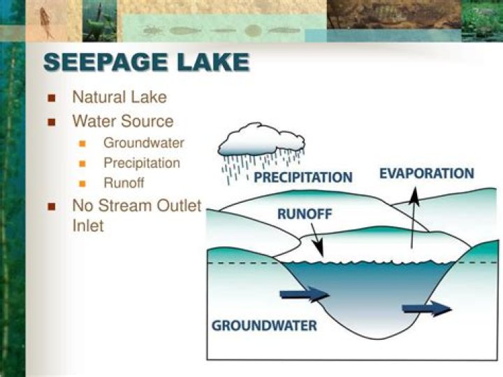 what is seepage in the water cycle