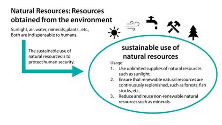 what is sustainable use of resources