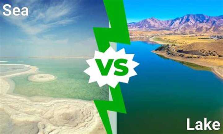 what is the difference between a lake and a sea