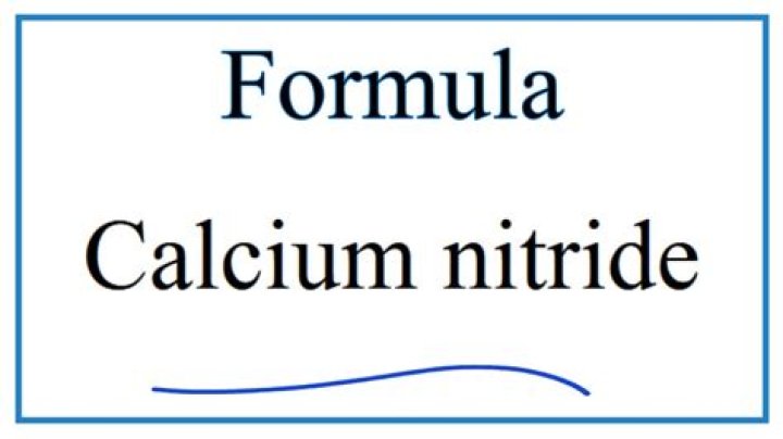 what is the formula for calcium nitride