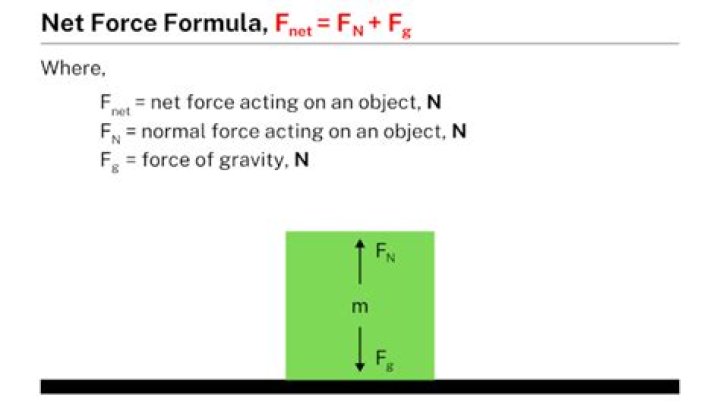 what is the formula for net force