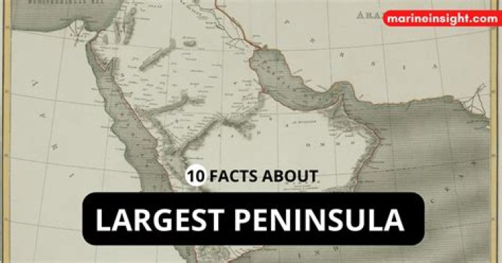 what is the largest peninsula